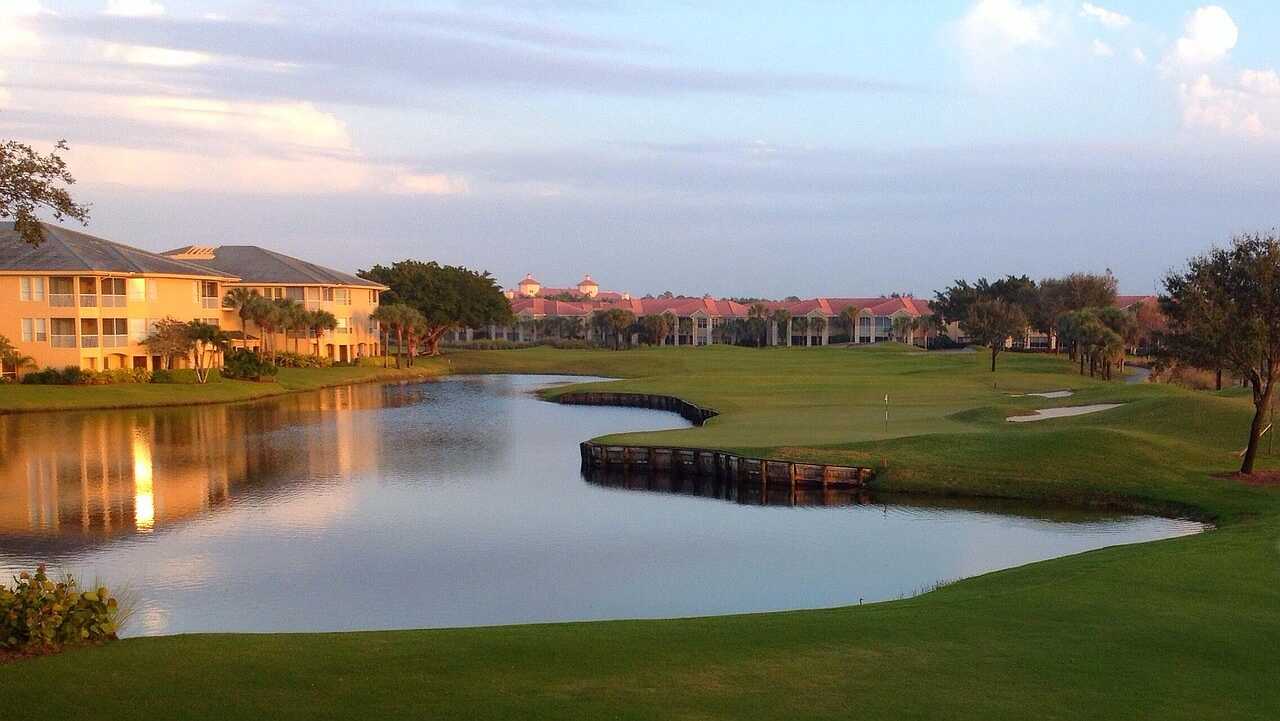 A Florida golf course fairway