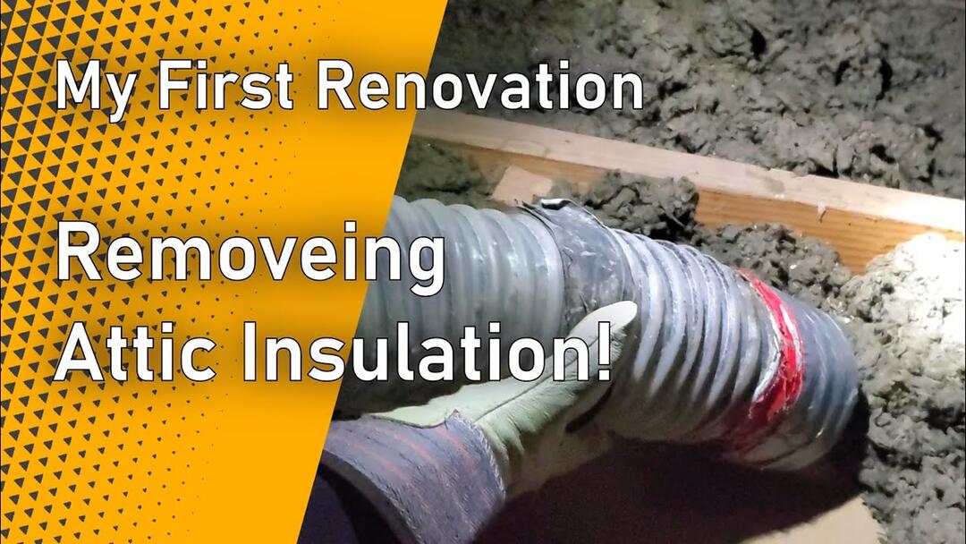 Video preview: How To Remove Blown-in Attic Insulation